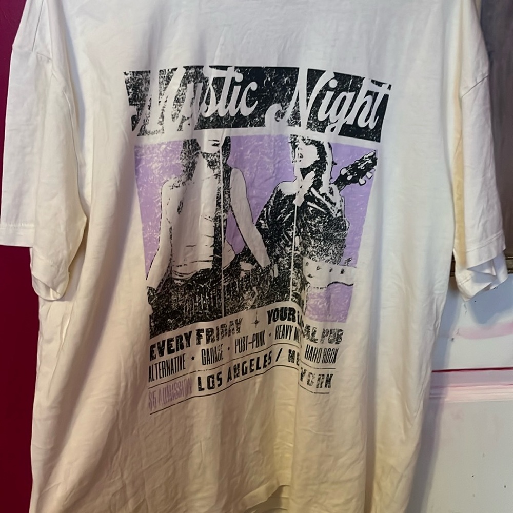 white t shirt from garage
